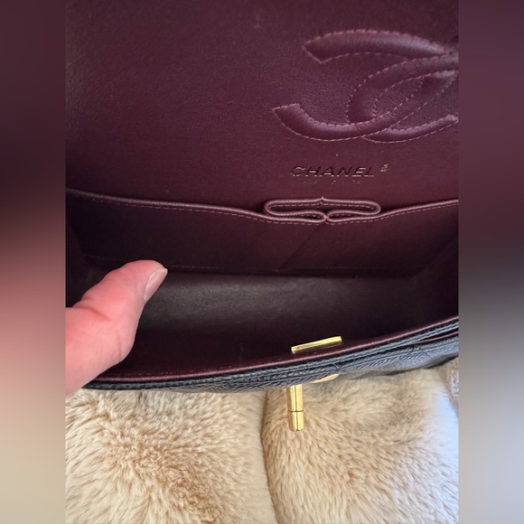 💞Authentic💞Chanel Classic Double Flap Bag Quilted Caviar Small Black GHW - Picture 8 of 14